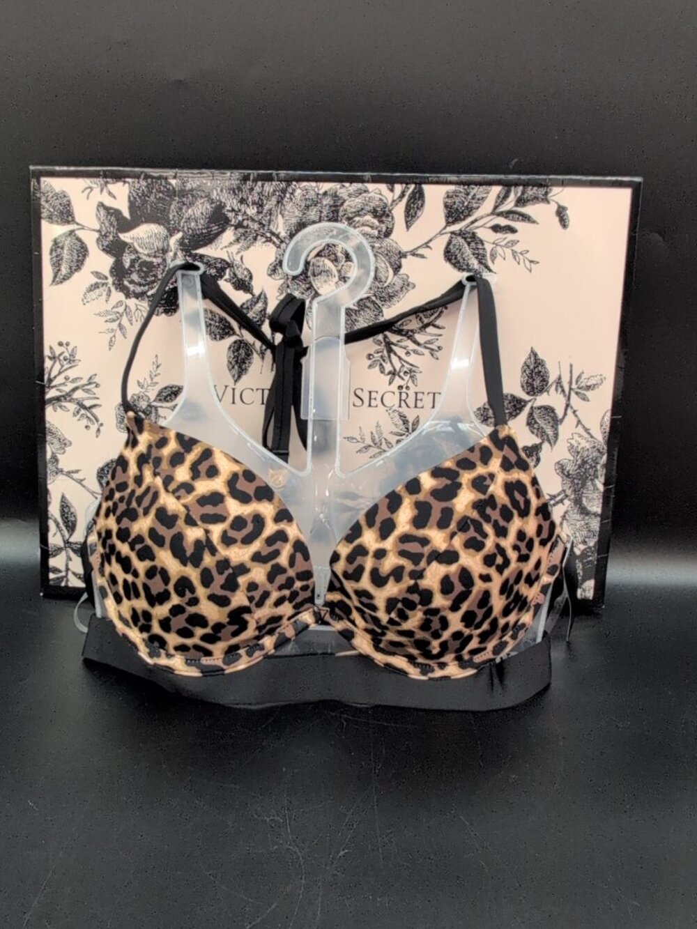 Victoria Secret Swim Archives Banded Push Up Bikini Top 34B True Cat